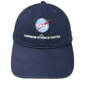 Ace USA Baseball Cap Blue One Size NASA Carnegie Science Center Cotton Logo hat
